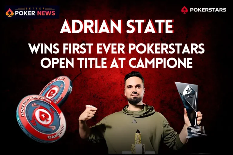 Adrian State Wins Historic PokerStars Open Title at Campione