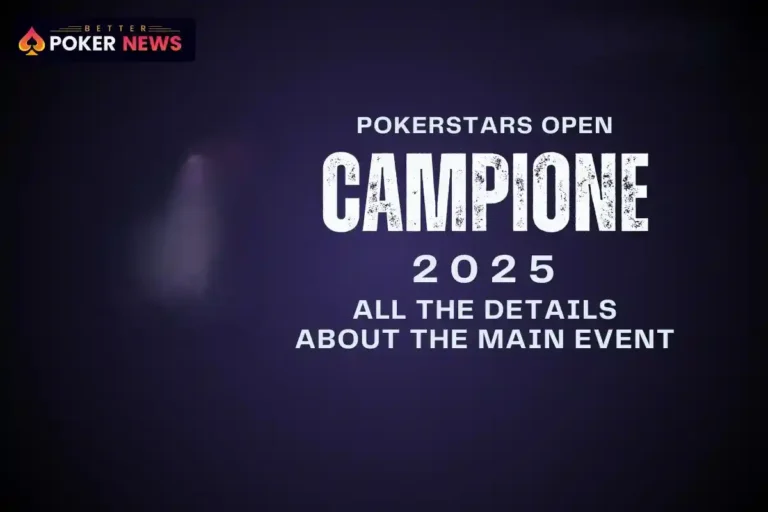 PokerStars Open Campione Main Event 2025