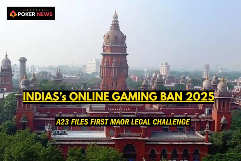 India’s Online Gaming Ban 2025 A23 Files First Major Legal Challenge