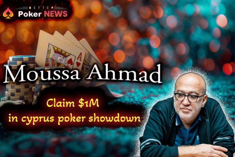Moussa Ahmad Tops 510 Players to Claim $1M in Cyprus Poker Showdown