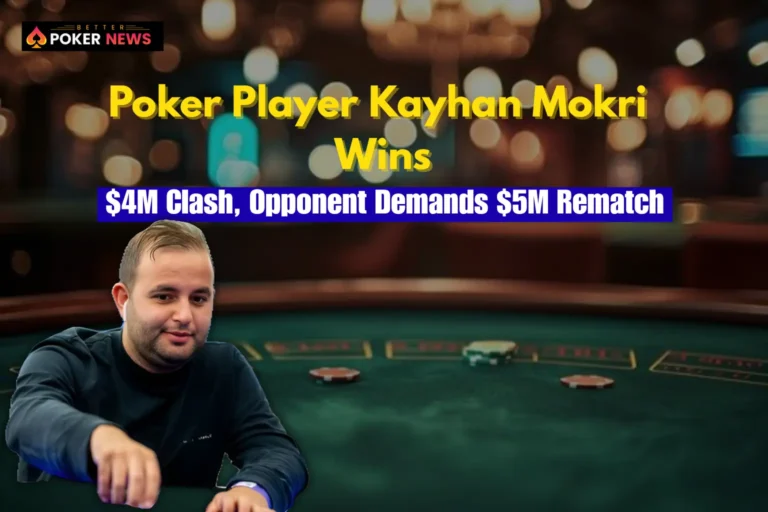 Poker Player Kayhan Mokri Wins