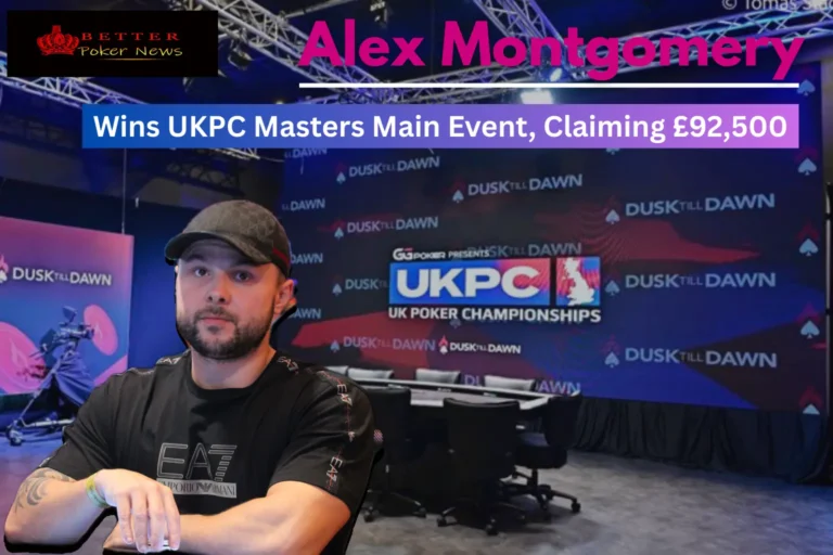 Alex Montgomery Wins UKPC Masters Main Event
