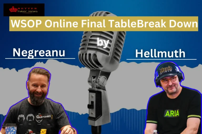 WSOP Online Final Table Break Down