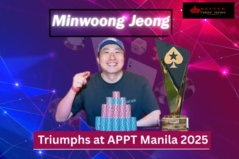 Minwoong Jeong Triumphs at APPT Manila 2025 as Aditya Agarwal’s Deep Run Ends in 4th Place Minwoong Jeong
