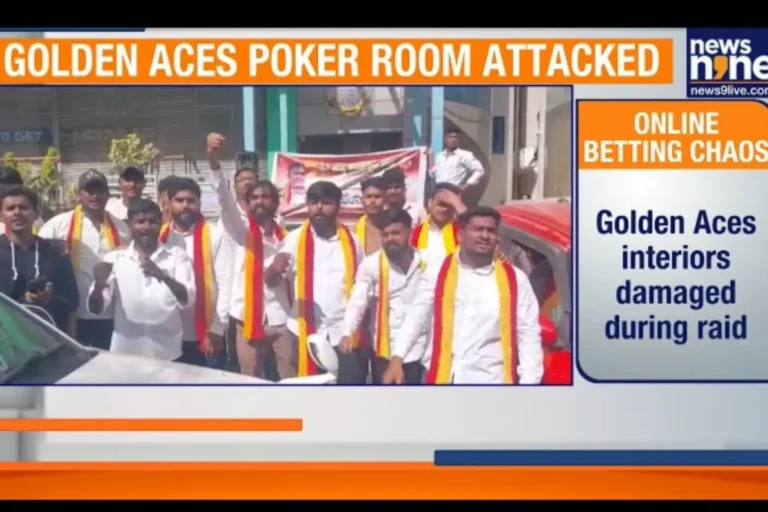 Pro Kannada Activists Storm Poker Club in Koramangala