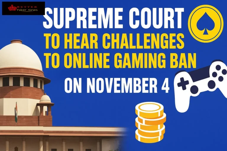 Supreme Court to Hear Challenges to Online Gaming Ban on November 4 — A Defining Moment for India’s Digital Gaming Future Supreme Court